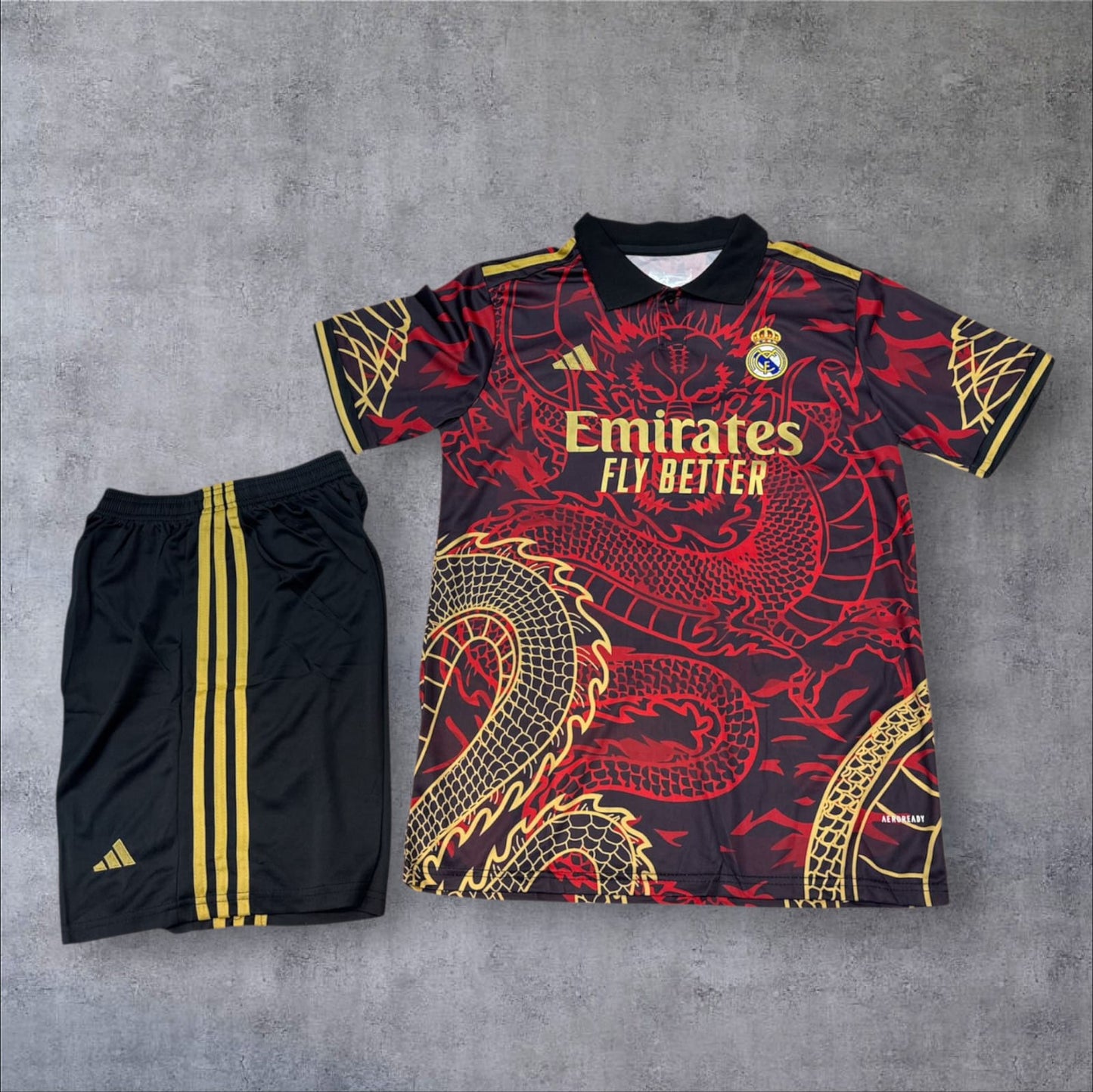 Real Madrid red dragon 24/25 jersey