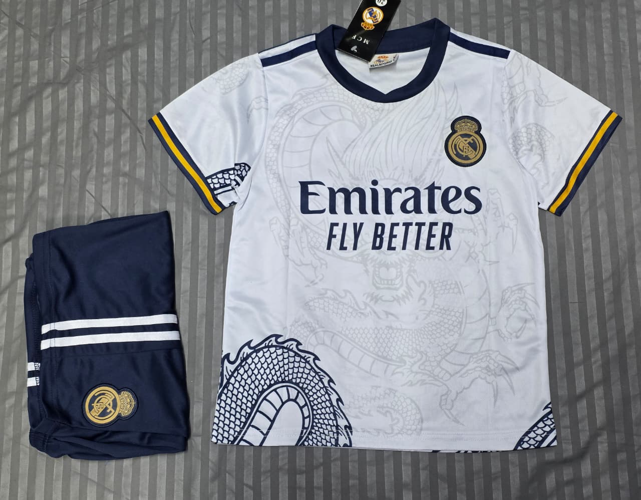 Real Madrid white dragon Home jersey