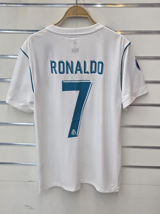 Real Madrid 2017/2018 Champions Leauge  home Jersey