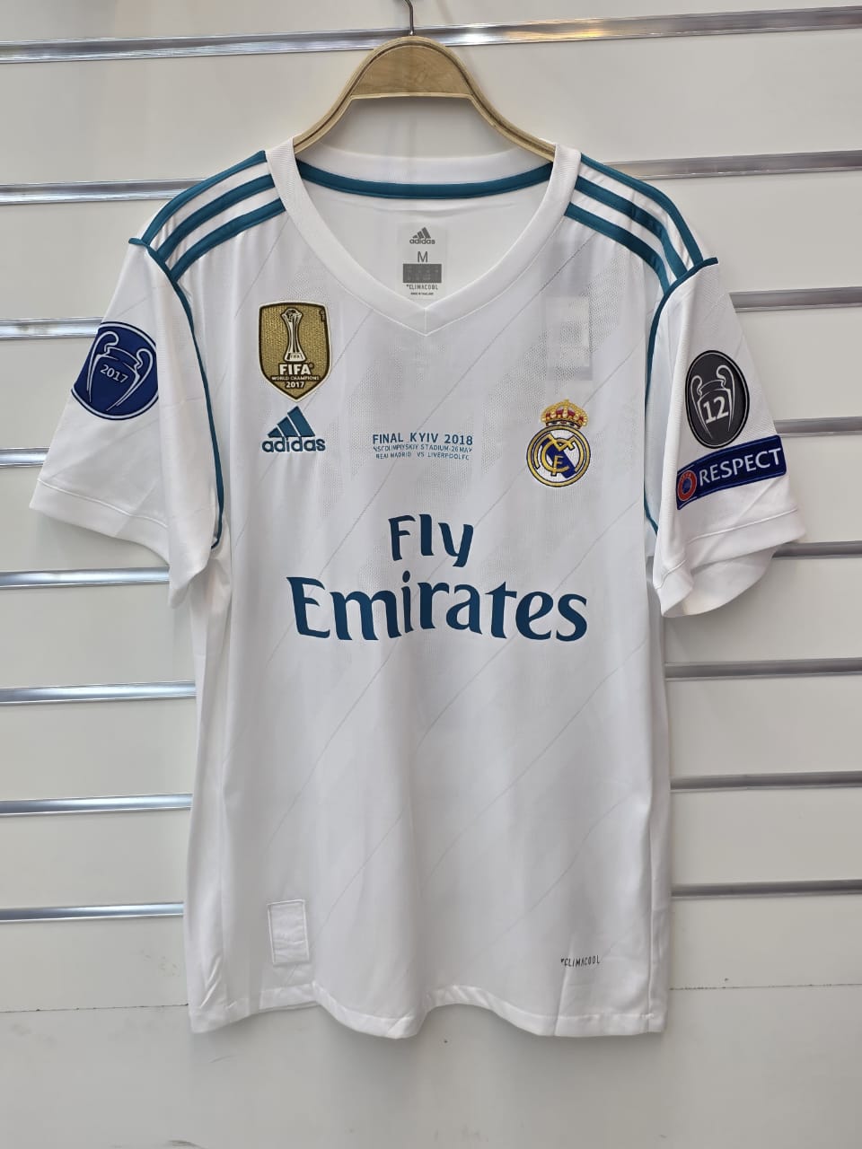 Real Madrid 2017/2018 Champions Leauge  home Jersey