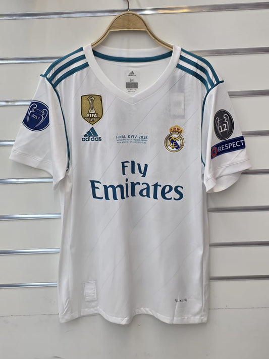 Real Madrid 2017/2018 Champions Leauge  home Jersey