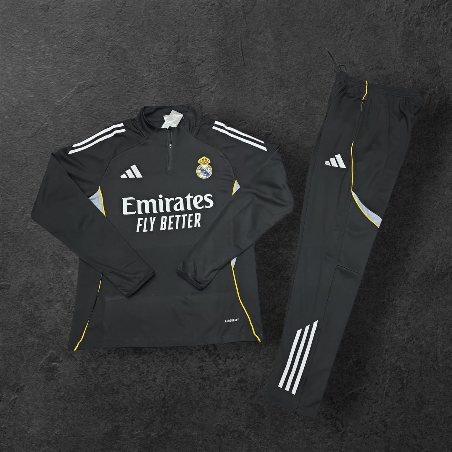 Real Madrid black ember training suit