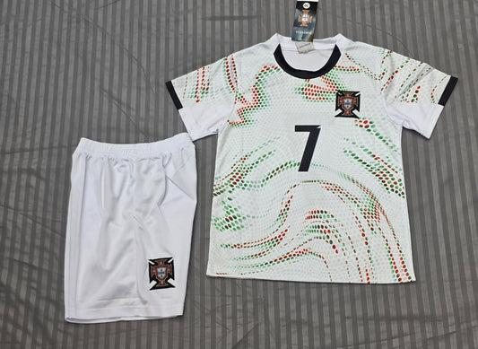 Ronaldo 7 Portugal Away 2025 youth