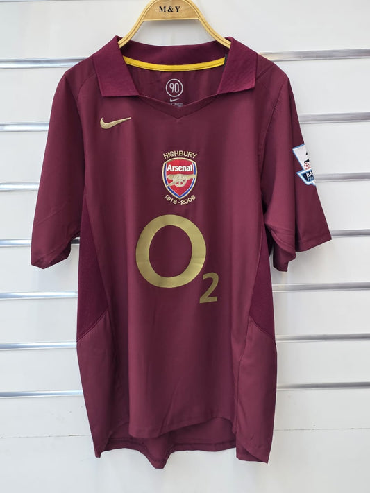 Arsenal Home football 2005 soccer Jersey