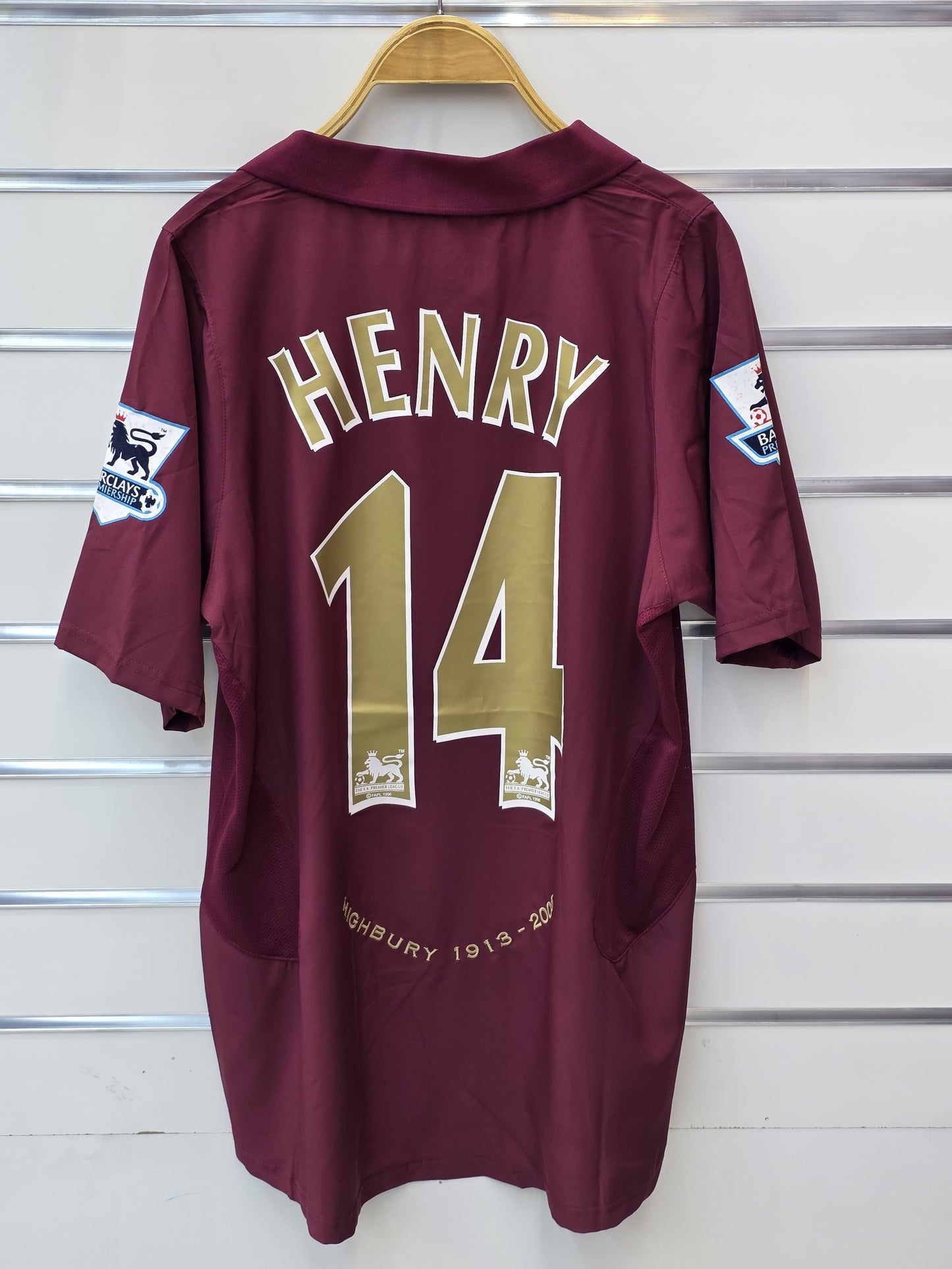 Arsenal Home football 2005 soccer Jersey