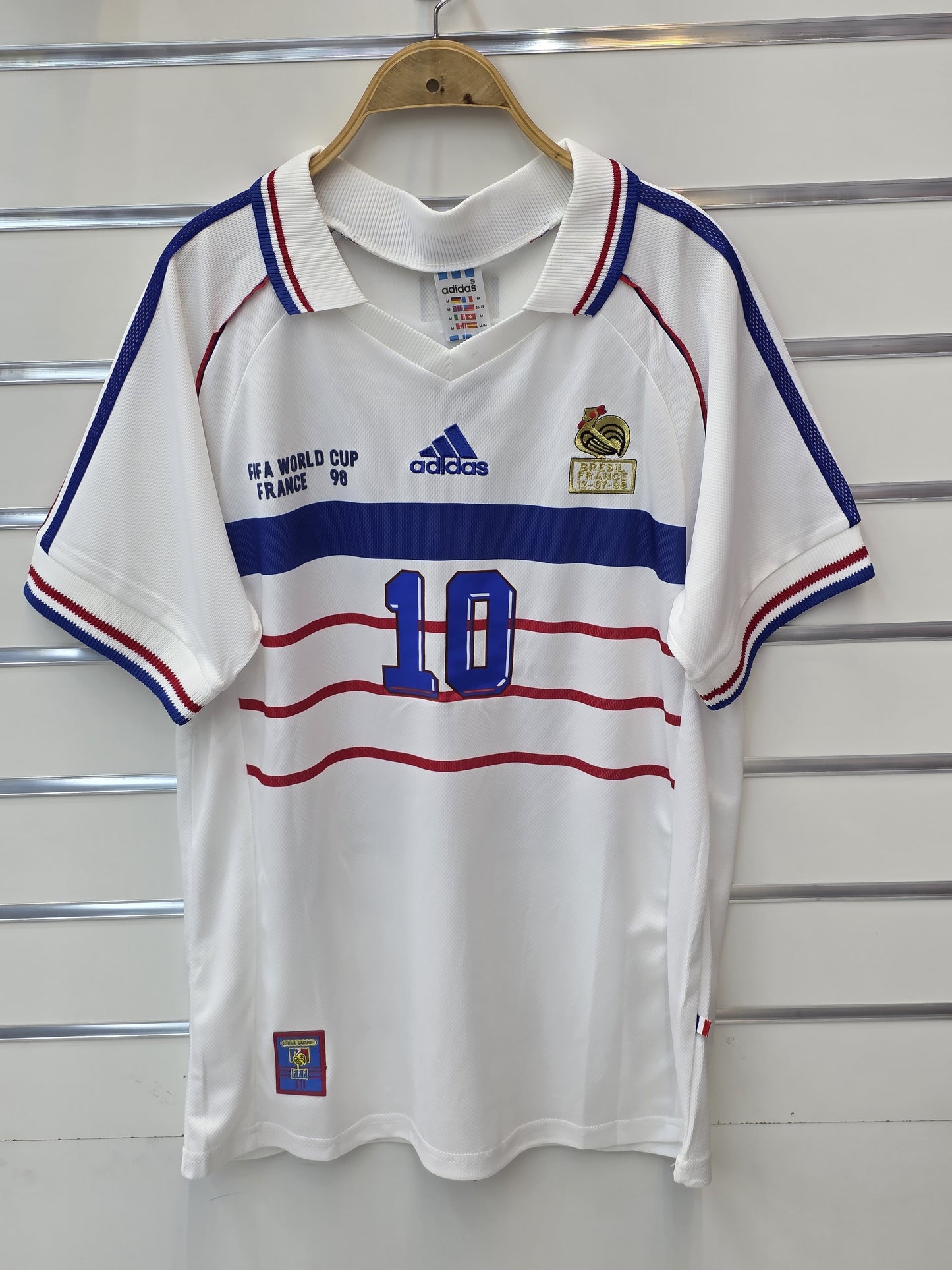 Zidane France 1998 Away Jersey